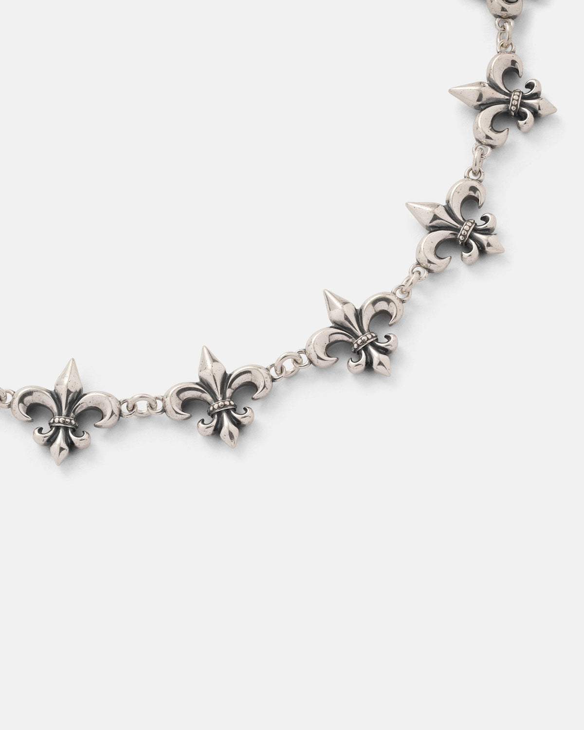 925 Sterling Silver "Fleur De Lis" 15mm Chain