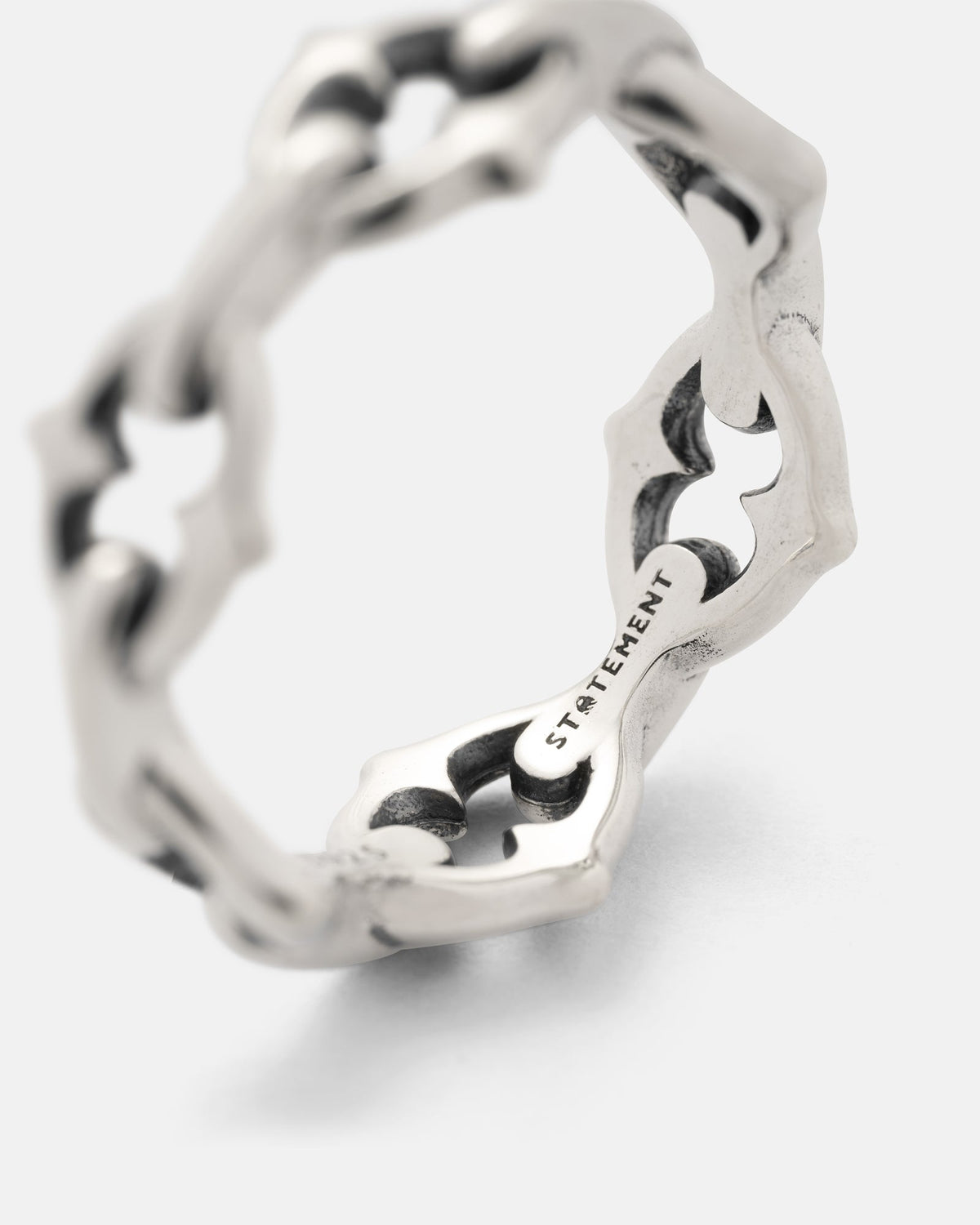 925 Sterling Silver "The Cathedral" Spiked Ring