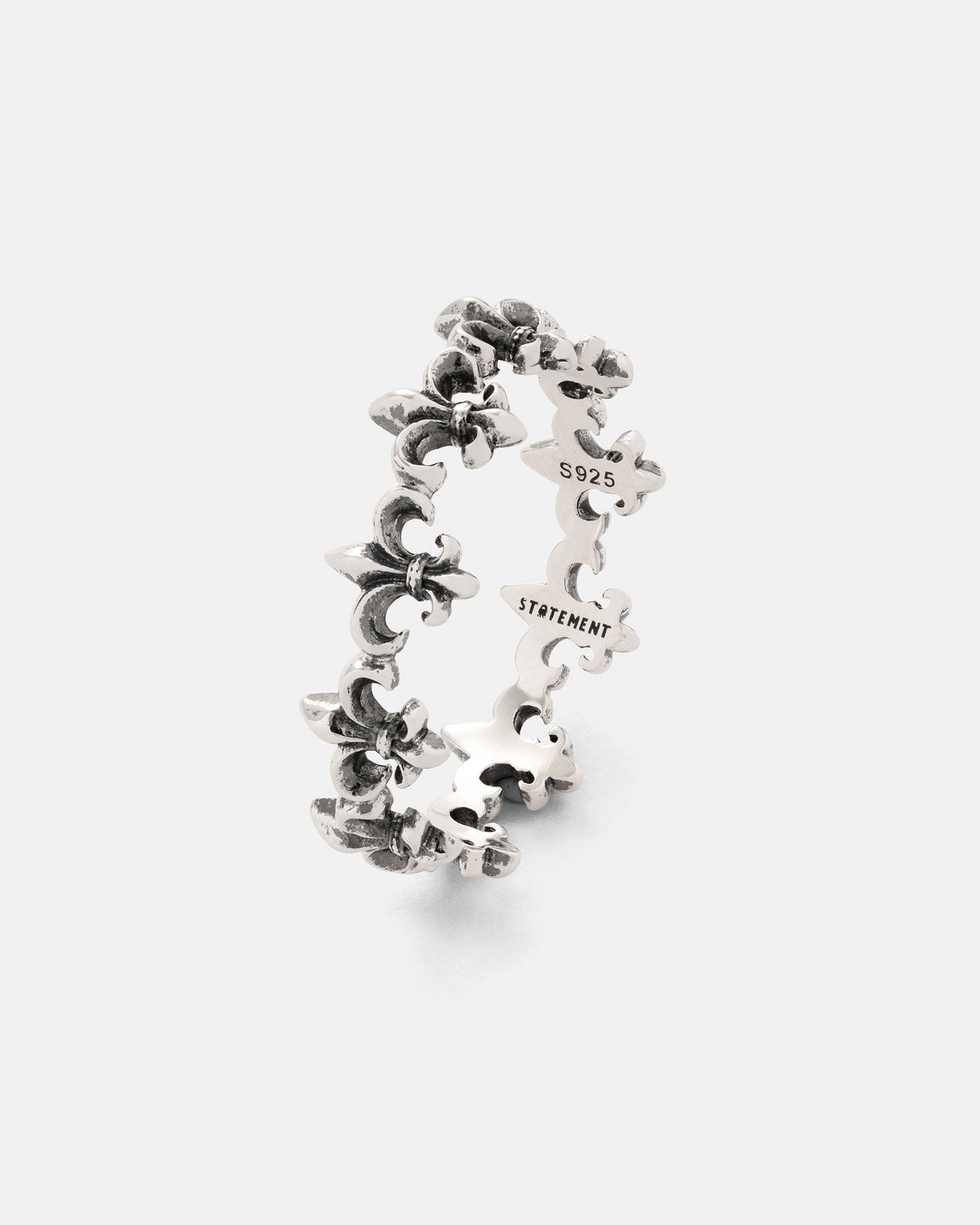 925 Sterling Silver "Fleur De Lis" Ring
