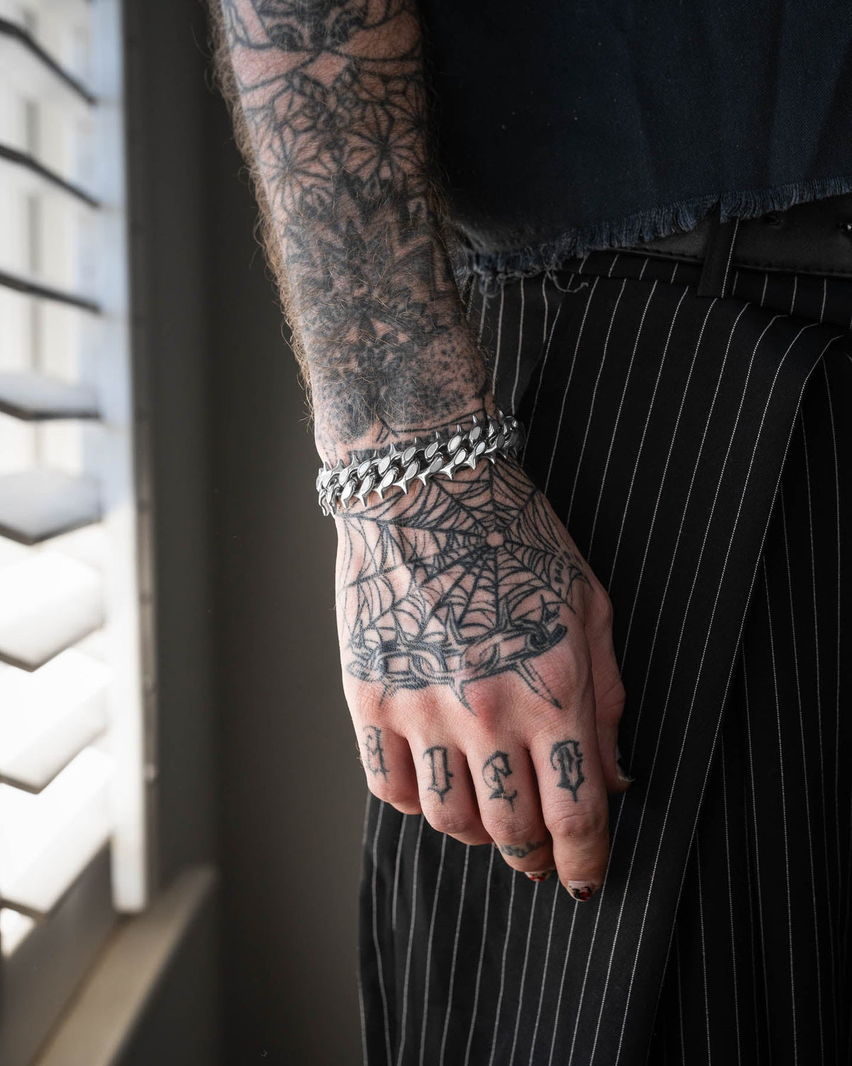 "Chainsaw" Spiked Cuban Bracelet