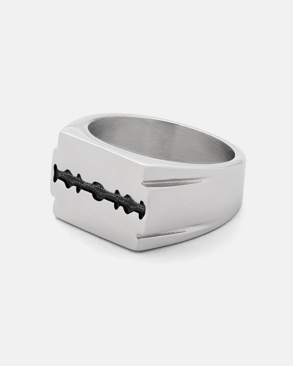 Razor Blade Signet Ring