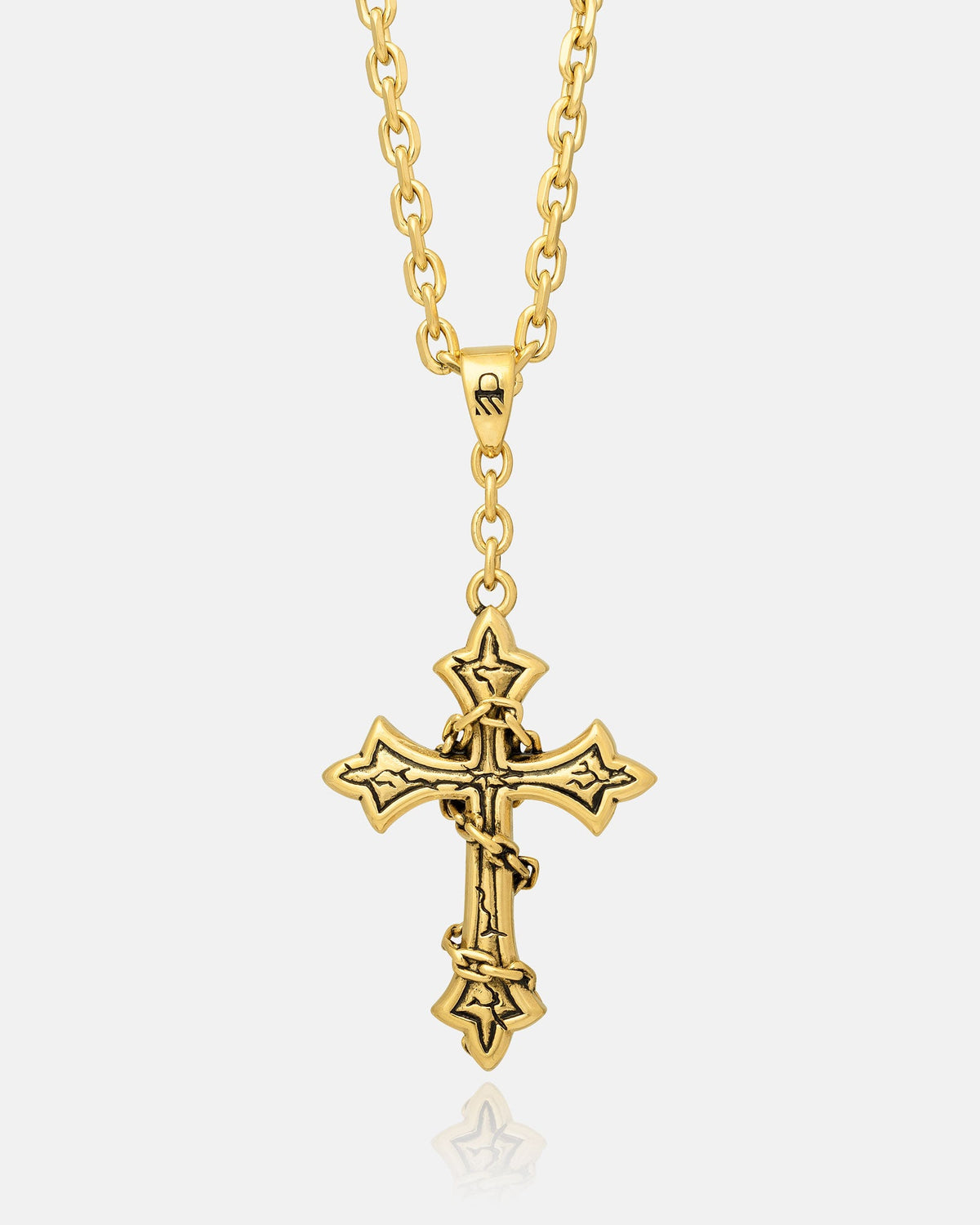 "The Ruins" Cross Pendant (Gold)