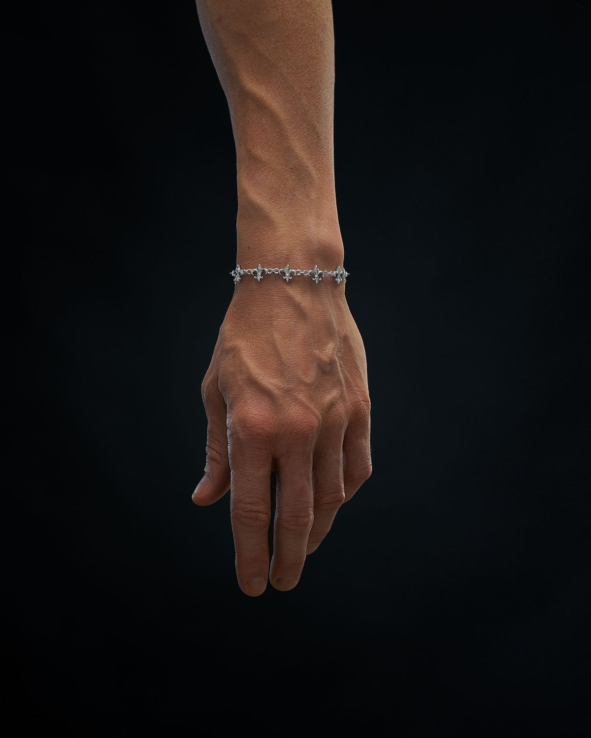 "Fleur De Lis" 10mm Bracelet