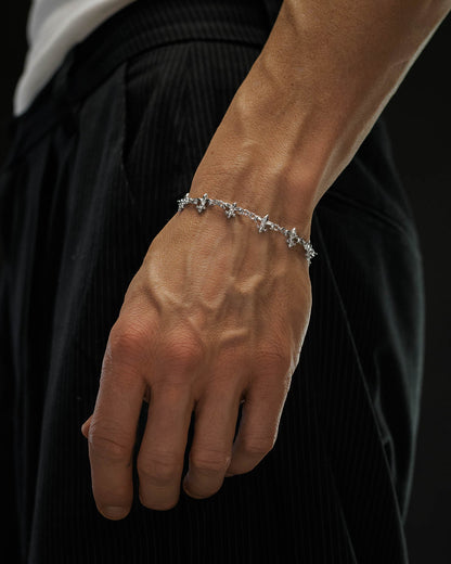 "Fleur De Lis" 10mm Bracelet