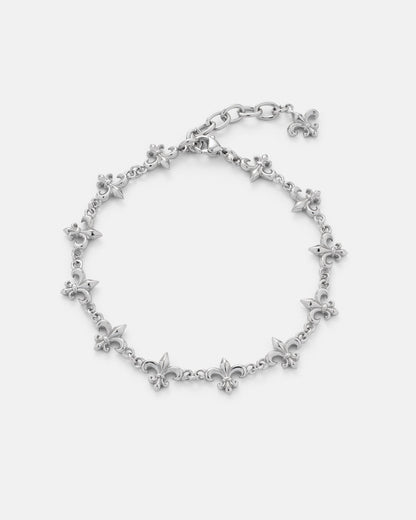 "Fleur De Lis" 10mm Bracelet