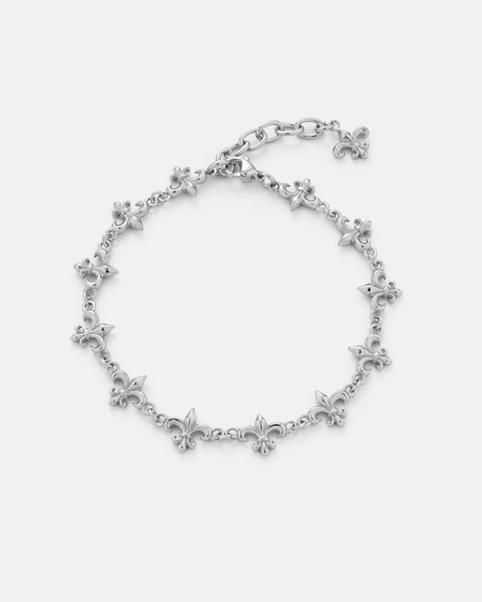 "Fleur De Lis" 10mm Bracelet