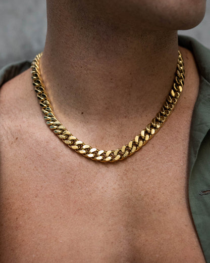 11mm Cuban Chain (Gold)