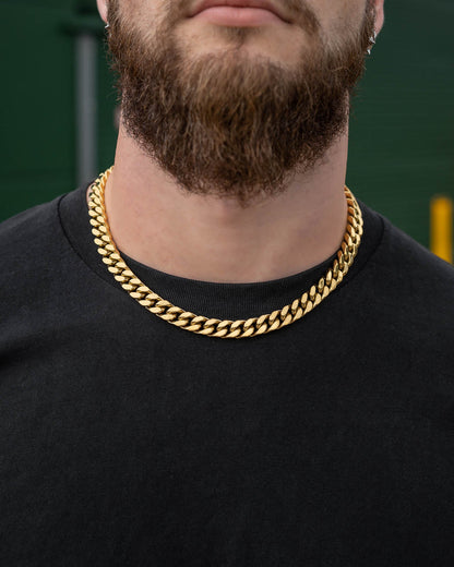 11mm Cuban Chain (Gold)