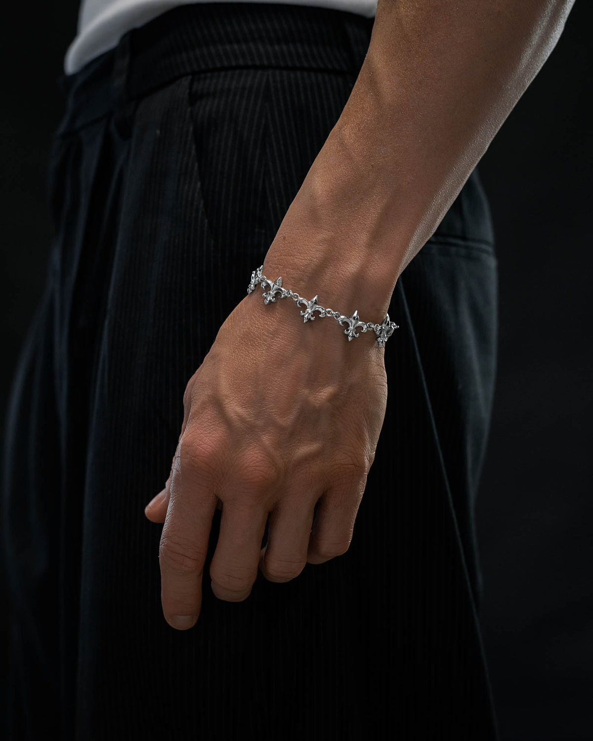 "Fleur De Lis" 15mm Bracelet