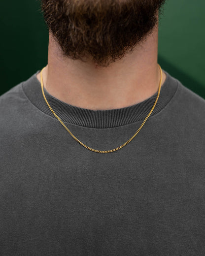 2.3mm Curb Chain (Gold)