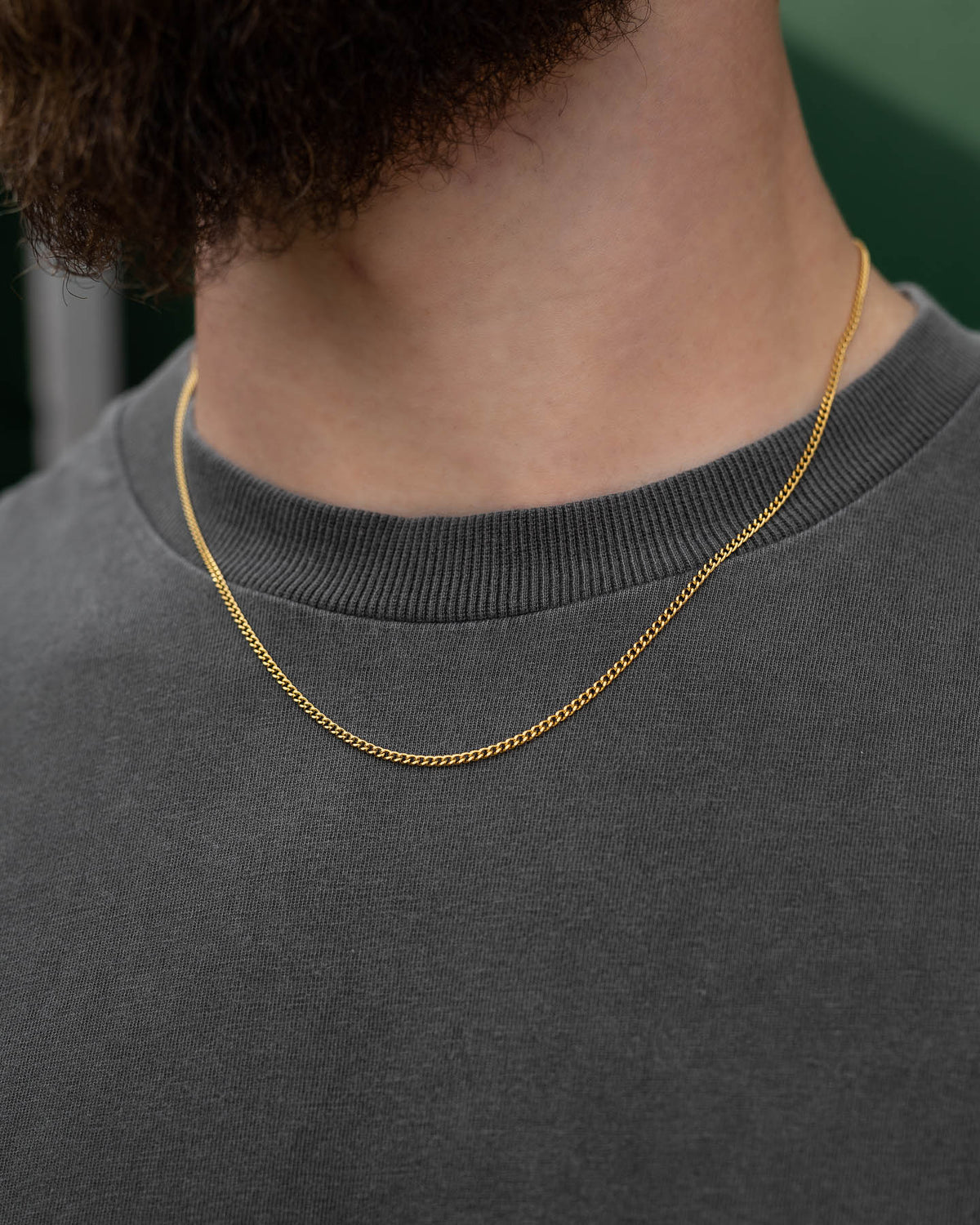 2.3mm Curb Chain (Gold)