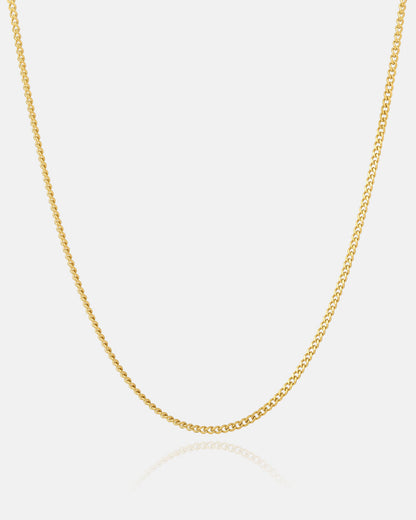2.3mm Curb Chain (Gold)