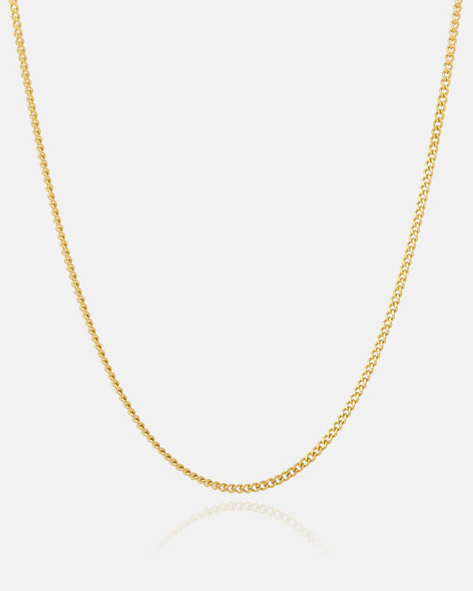 2.3mm Curb Chain (Gold)