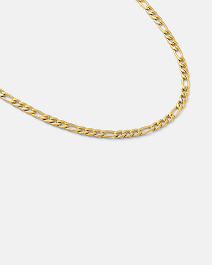 2.9mm Figaro Chain (Gold)
