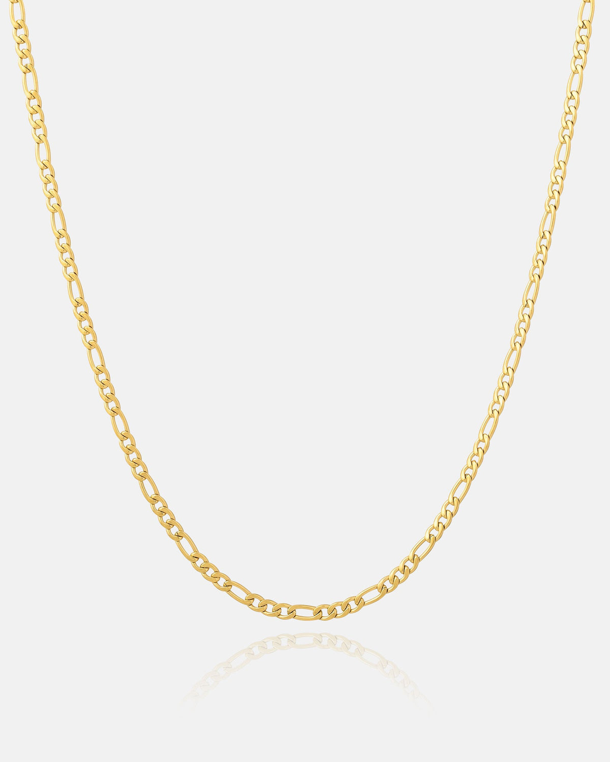 2.9mm Figaro Chain (Gold)