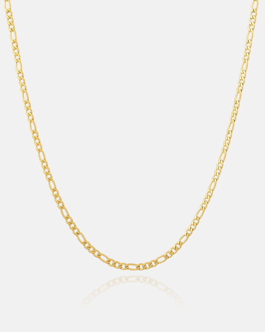 2.9mm Figaro Chain (Gold)