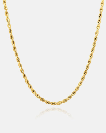 4mm Rope Chain (Gold)