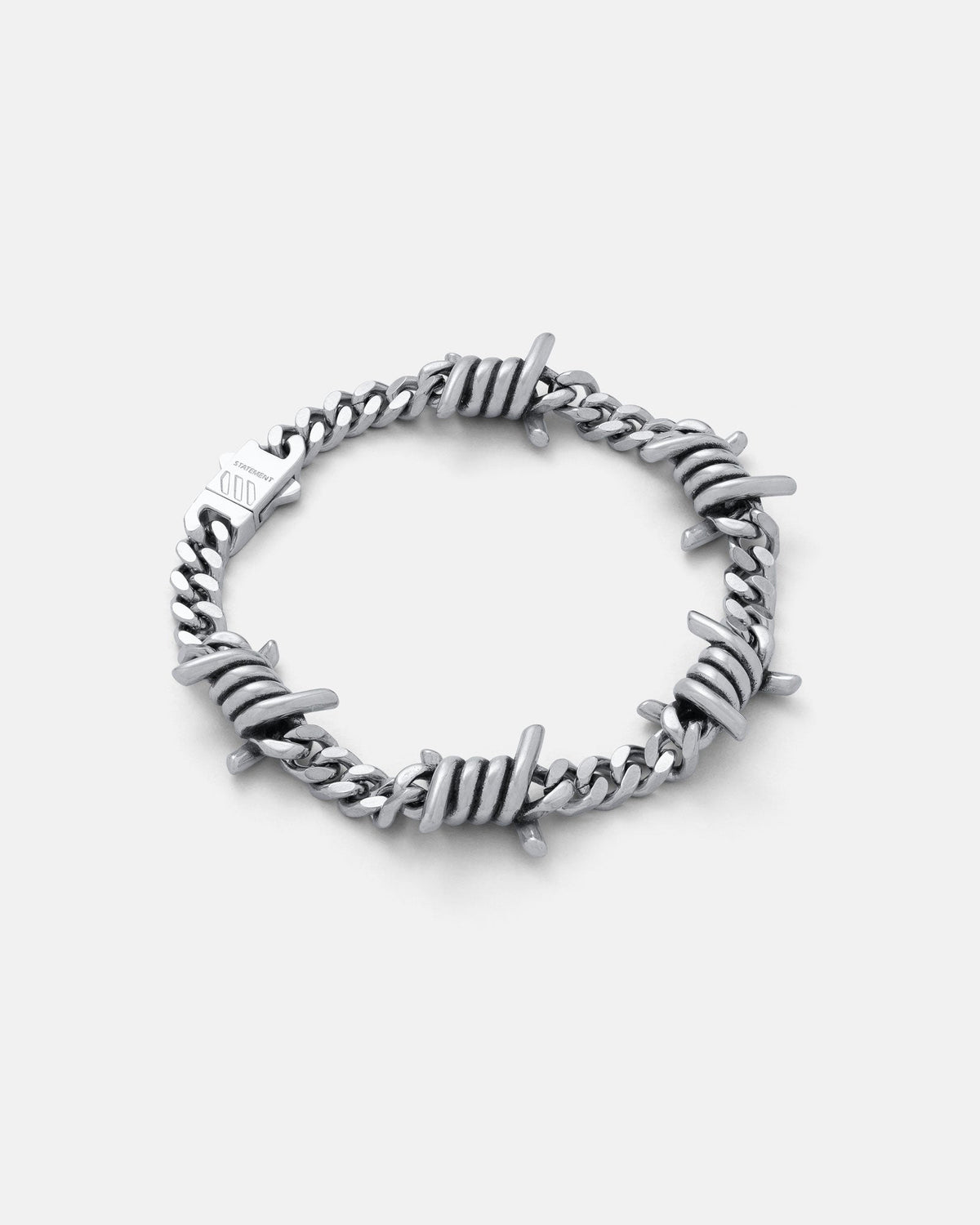 6mm Barbed Wire Cuban Bracelet