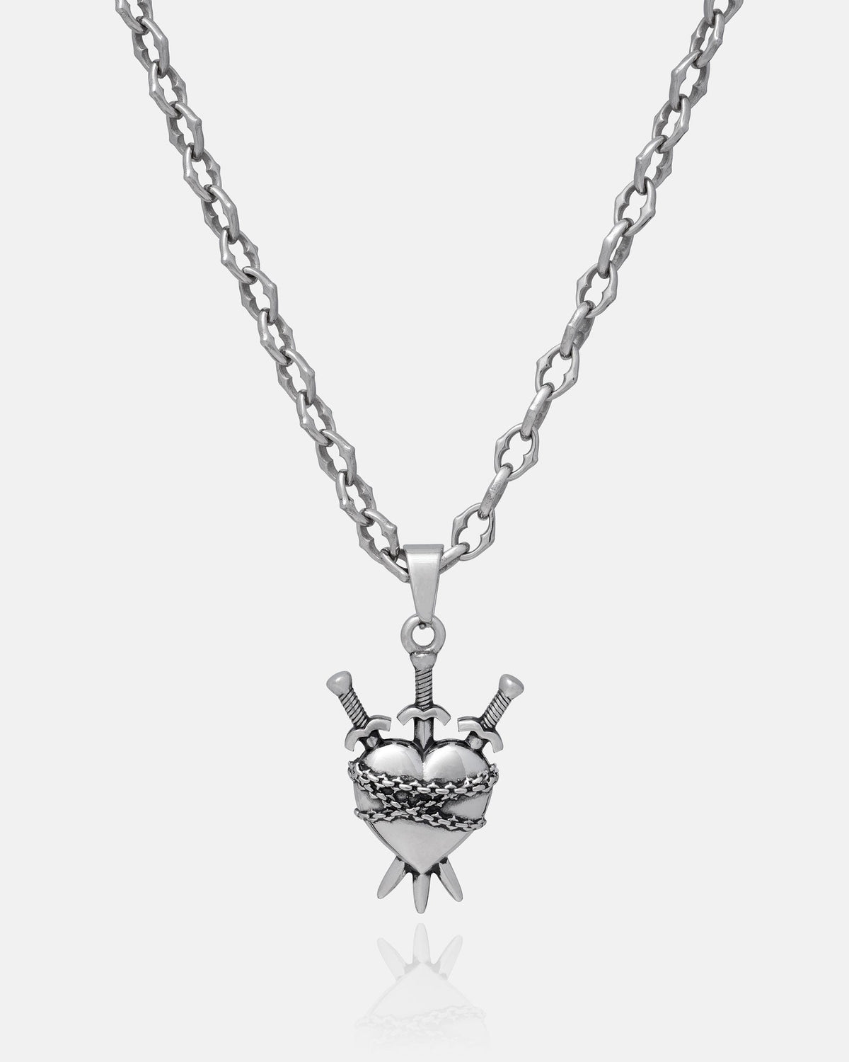 "The Cathedral" 6mm Spiked Chain with Custom Pendant Choice