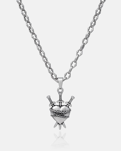"The Cathedral" 6mm Spiked Chain with Custom Pendant Choice