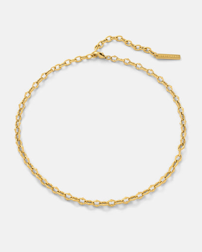 "The Cathedral" 6mm Spiked Chain (Gold)