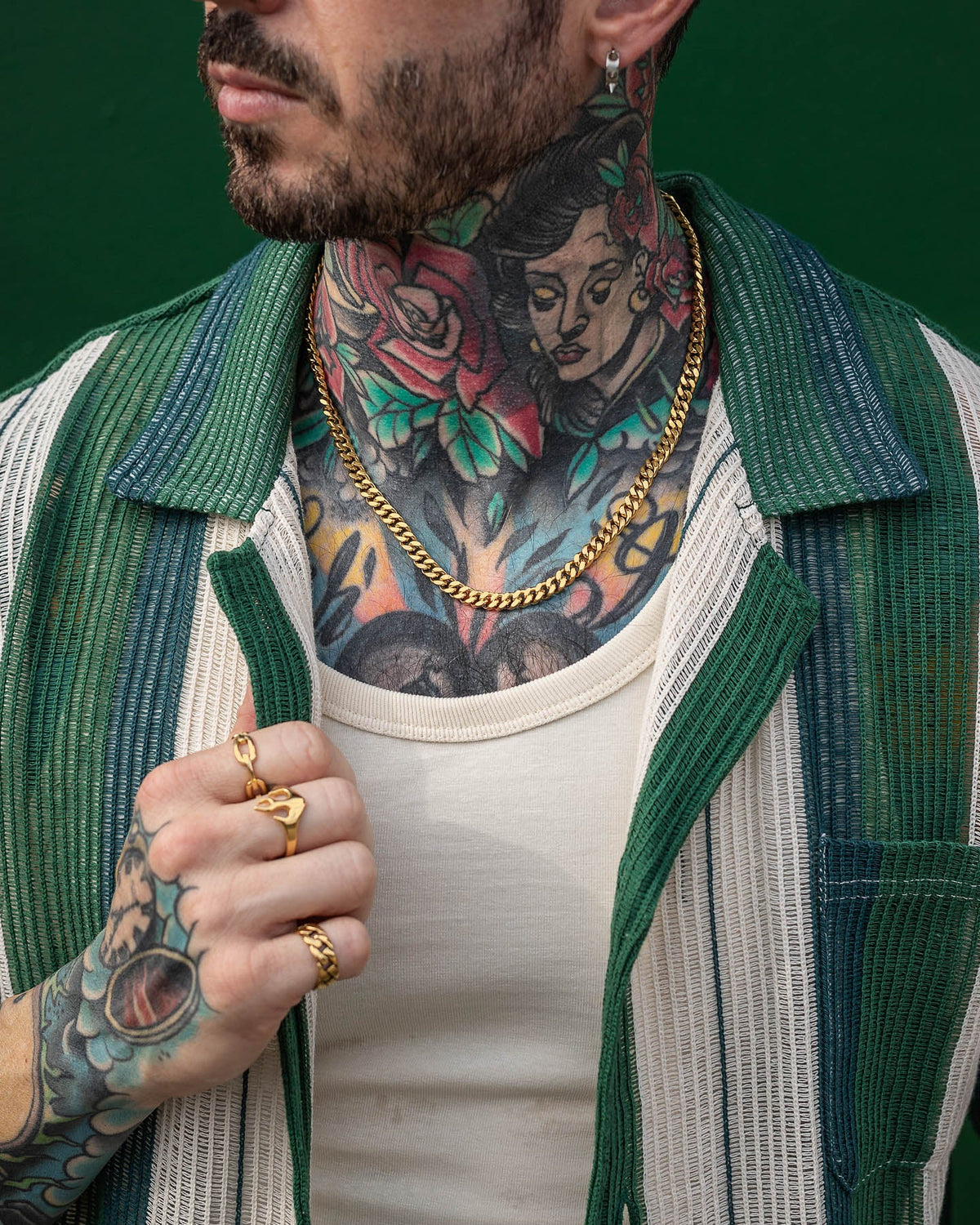 6mm Cuban Chain (Gold)