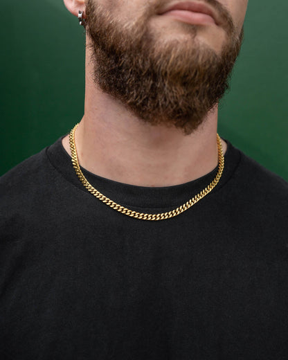 6mm Cuban Chain (Gold)