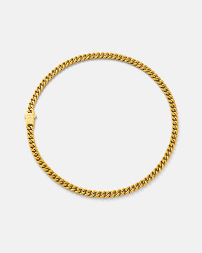 6mm Cuban Chain (Gold)