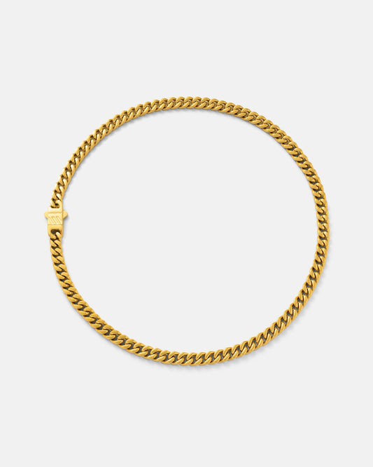 6mm Cuban Chain (Gold)