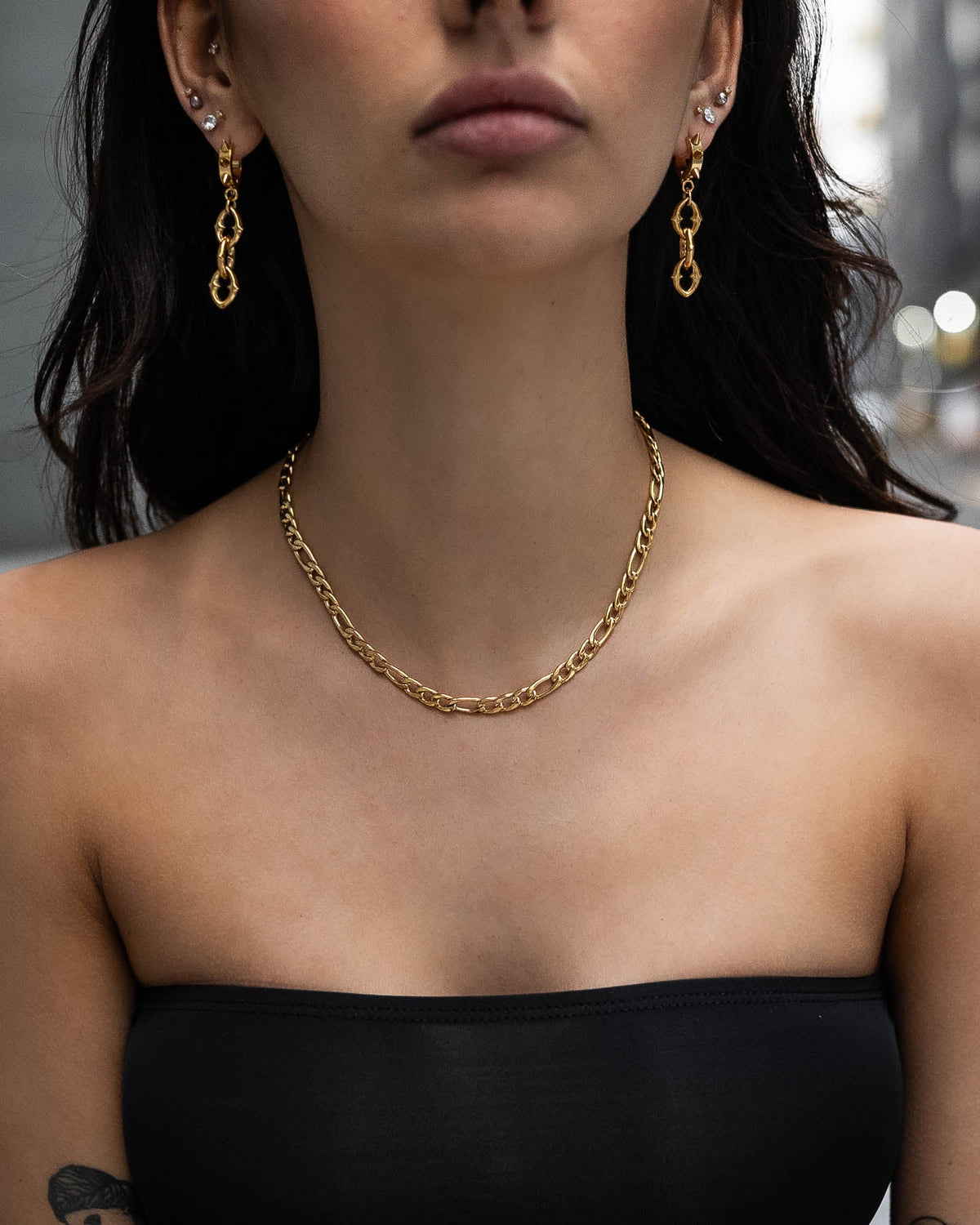 6mm Figaro Chain (Gold)