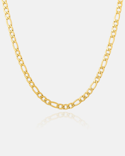 6mm Figaro Chain (Gold)