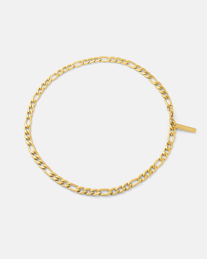 6mm Figaro Chain (Gold)