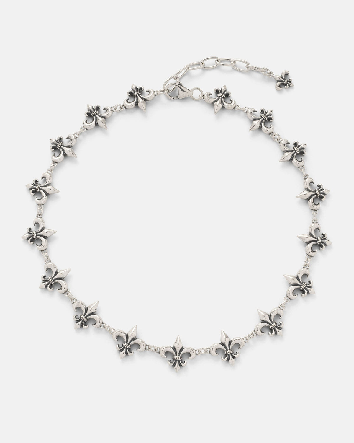 925 Sterling Silver "Fleur De Lis" 15mm Chain