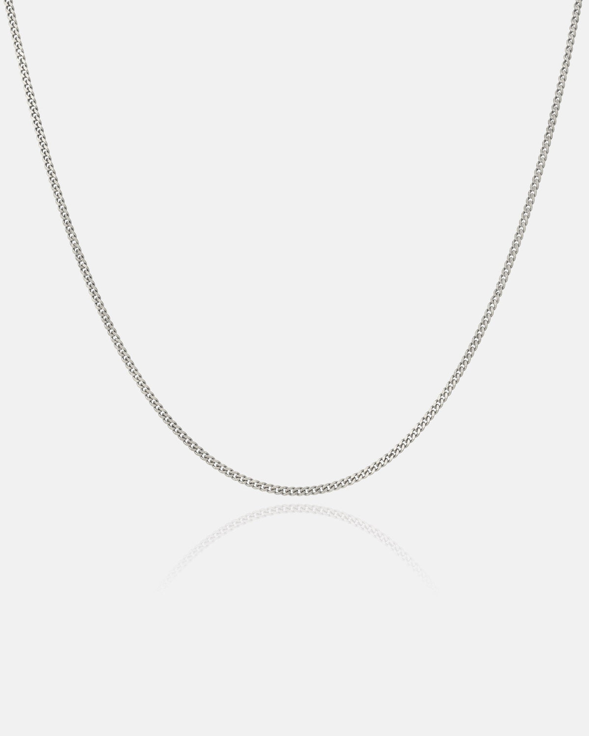 925 Sterling Silver 2.3mm Curb Chain