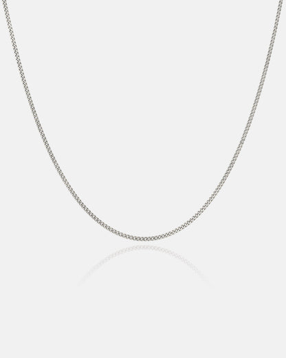 925 Sterling Silver 2.3mm Curb Chain
