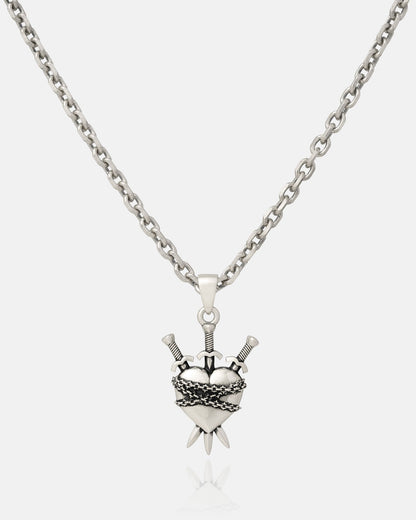 925 Sterling Silver "3 of Swords" Pendant