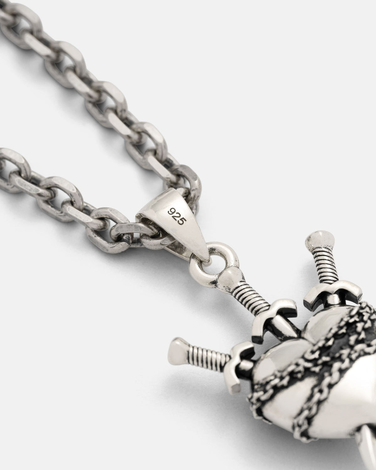 925 Sterling Silver "3 of Swords" Pendant