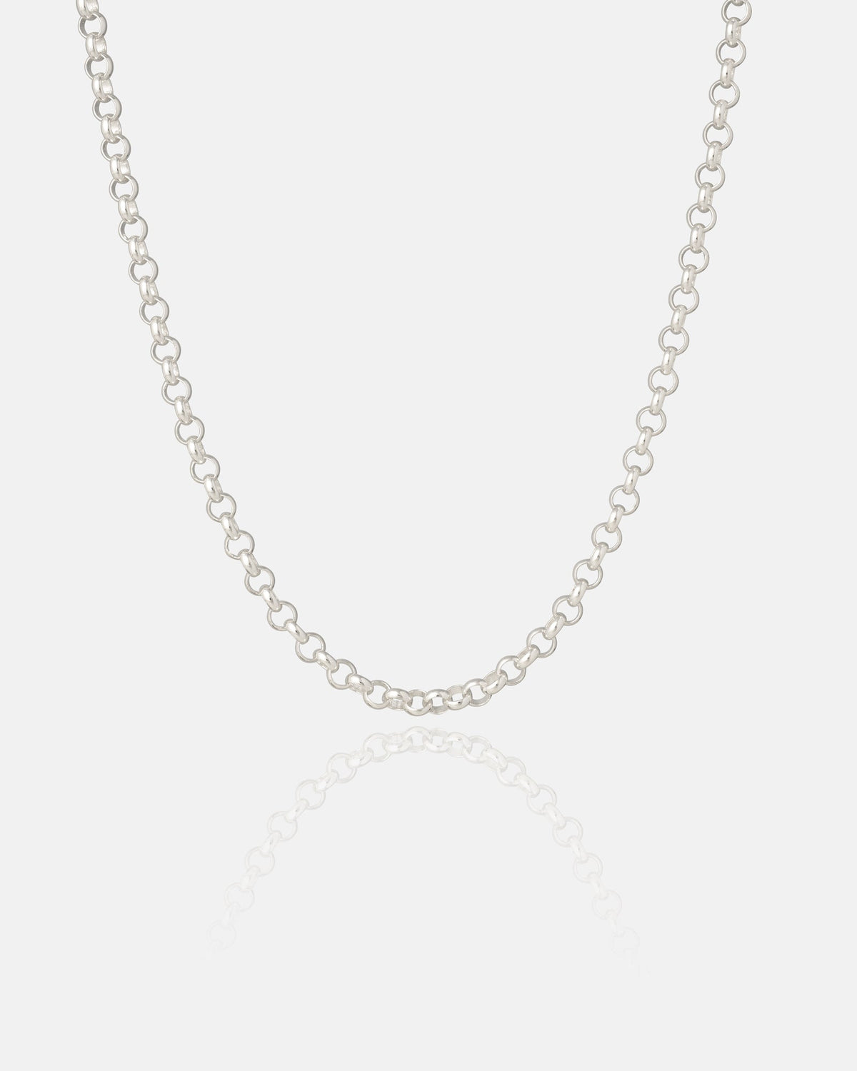 925 Sterling Silver 4mm Rolo Chain