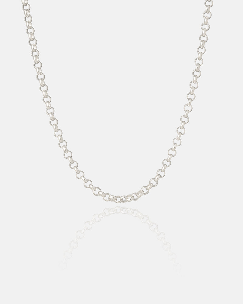 925 Sterling Silver 4mm Rolo Chain