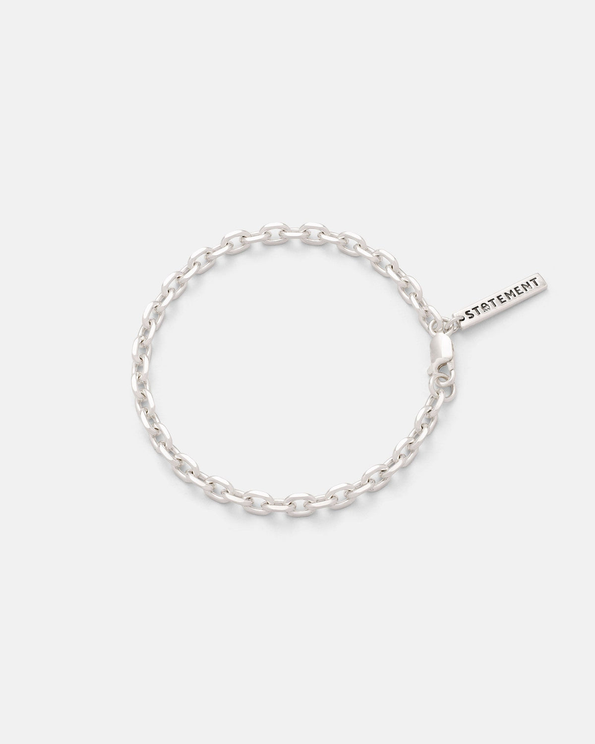 925 Sterling Silver 4.5mm Cable Chain Bracelet