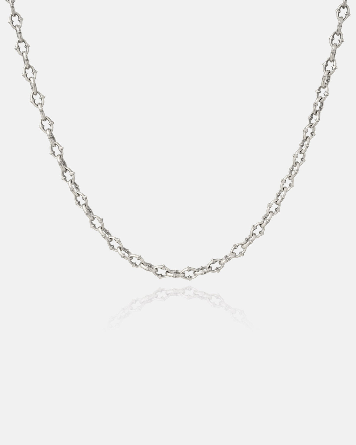 925 Sterling Silver "The Cathedral" 6mm Spiked Chain