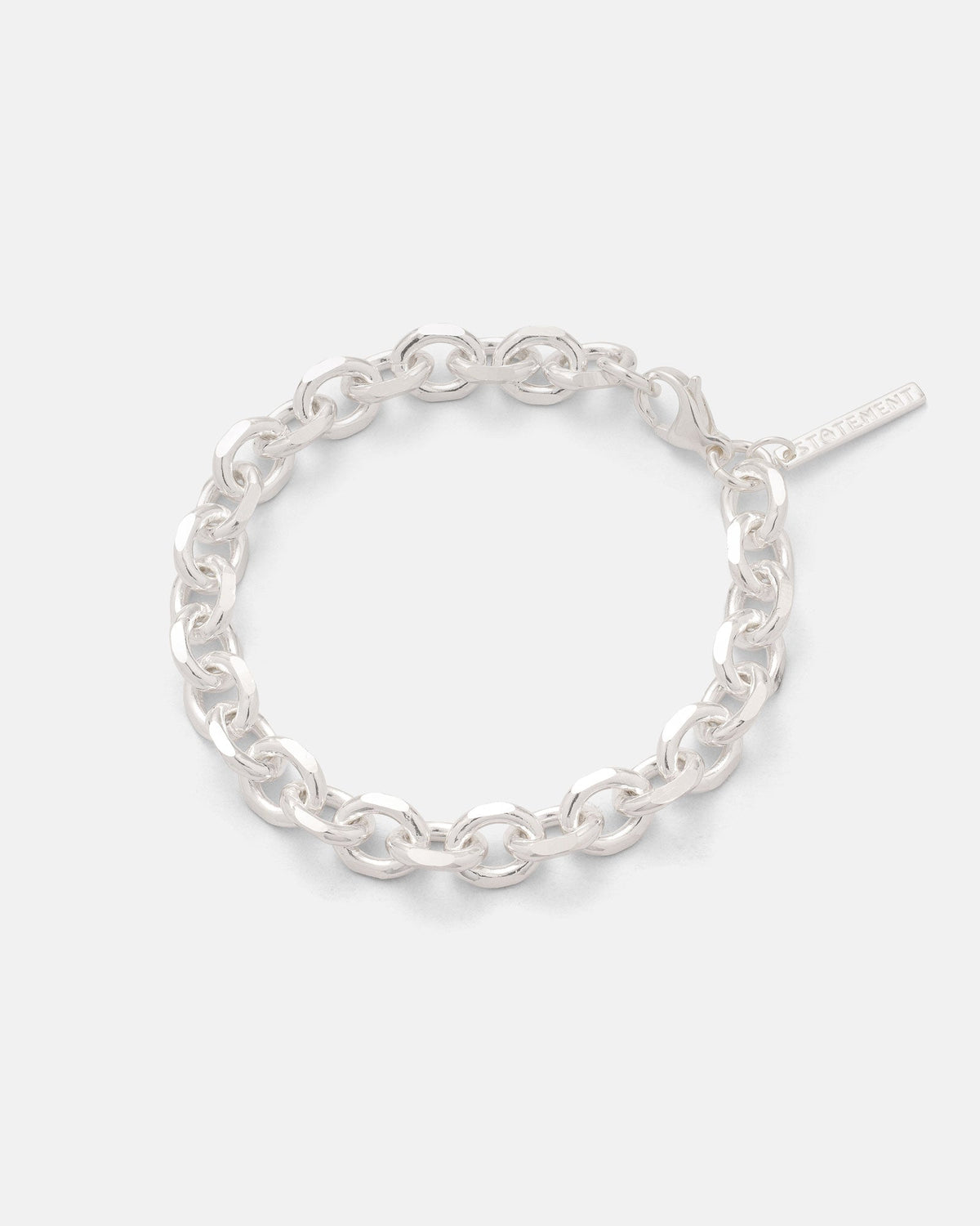 925 Sterling Silver 8mm Cable Bracelet