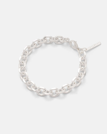 925 Sterling Silver 8mm Cable Bracelet