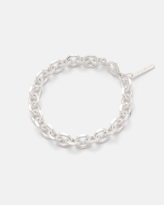 925 Sterling Silver 8mm Cable Bracelet