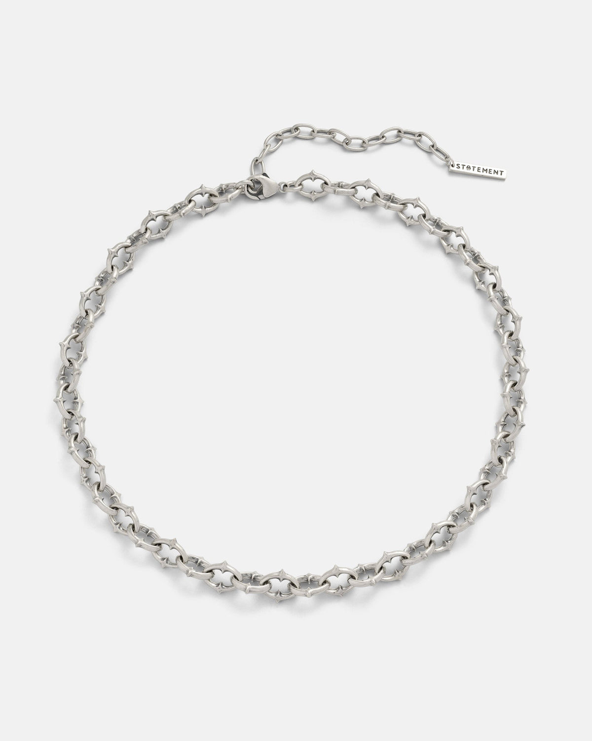 925 Sterling Silver "The Cathedral" 9mm Spiked Chain