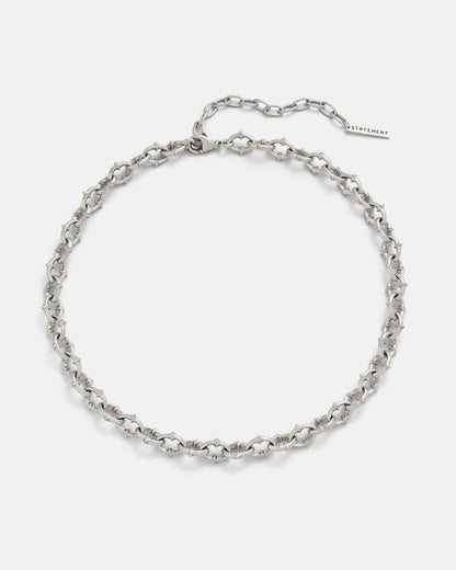 925 Sterling Silver "The Cathedral" 9mm Spiked Chain
