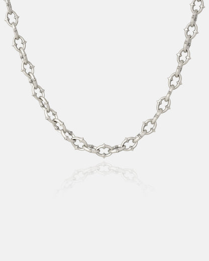 925 Sterling Silver "The Cathedral" 9mm Spiked Chain