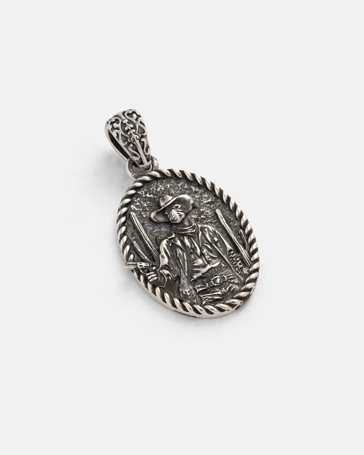 925 Sterling Silver "Big Iron" Pendant