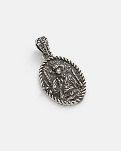 925 Sterling Silver "Big Iron" Pendant