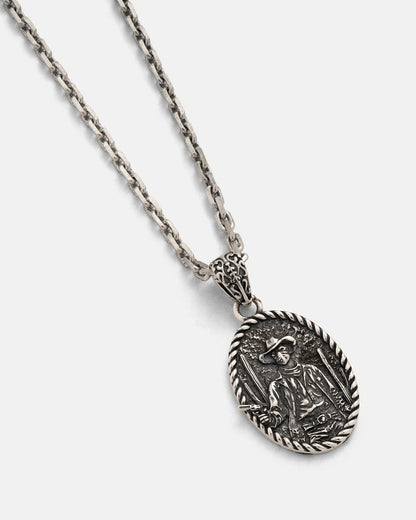 925 Sterling Silver "Big Iron" Pendant